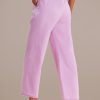 Clearance High Waist Wide Leg Pants Lavender