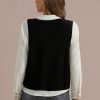 Best Black Cute Autumn Winter Fashion Sweater Vest As Picture