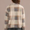 Hot Winter Warm Up Fluffy Short Fur Coat With Pockets Plaid