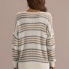 Hot Stripe Loose Casual Soft Fall Winter Sweater As Picture