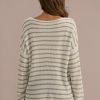 New Casual Cute Loose Stripe Leisure Fall Winter Sweater As Picture